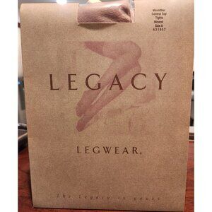 Legacy Legwear Microfiber Control Top Tights Mineral Size A (Small) #A31857